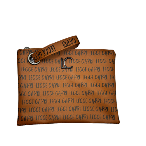 XL Monogram Clutch | LECCE CAPRI